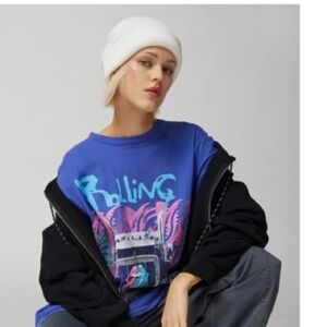 Urban Outfitters Blue Graphic Tee